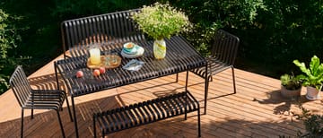 Palissade bank 120x42 cm - Anthracite - HAY