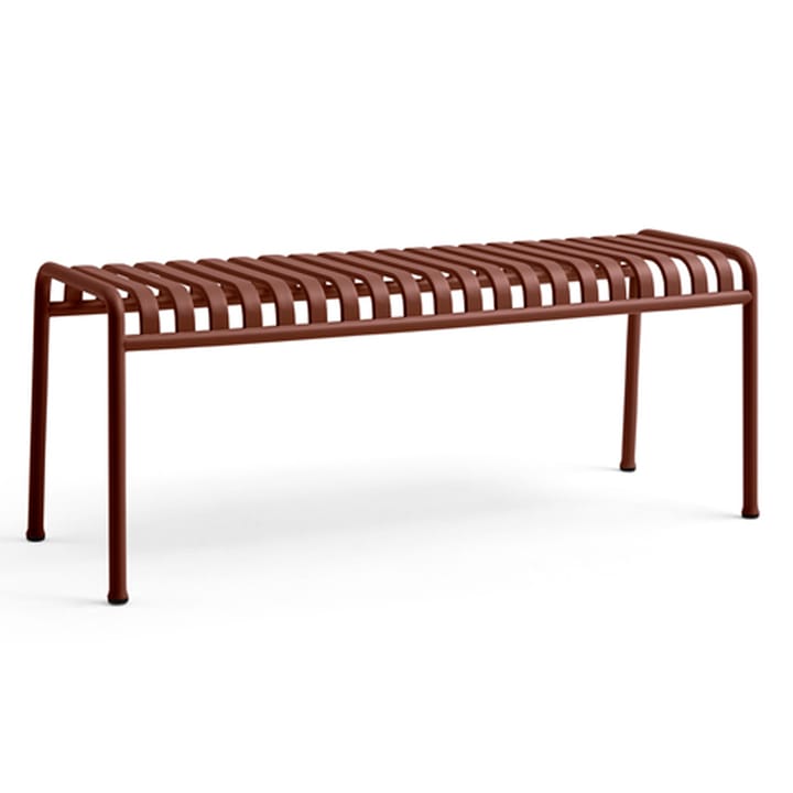 Palissade bank 120x42 cm - Iron red - HAY