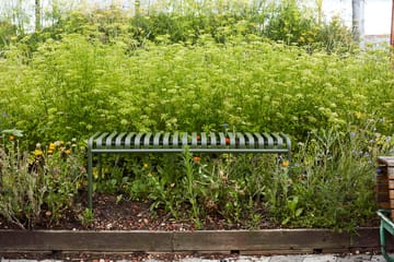 Palissade bank 120x42 cm - Olive - HAY
