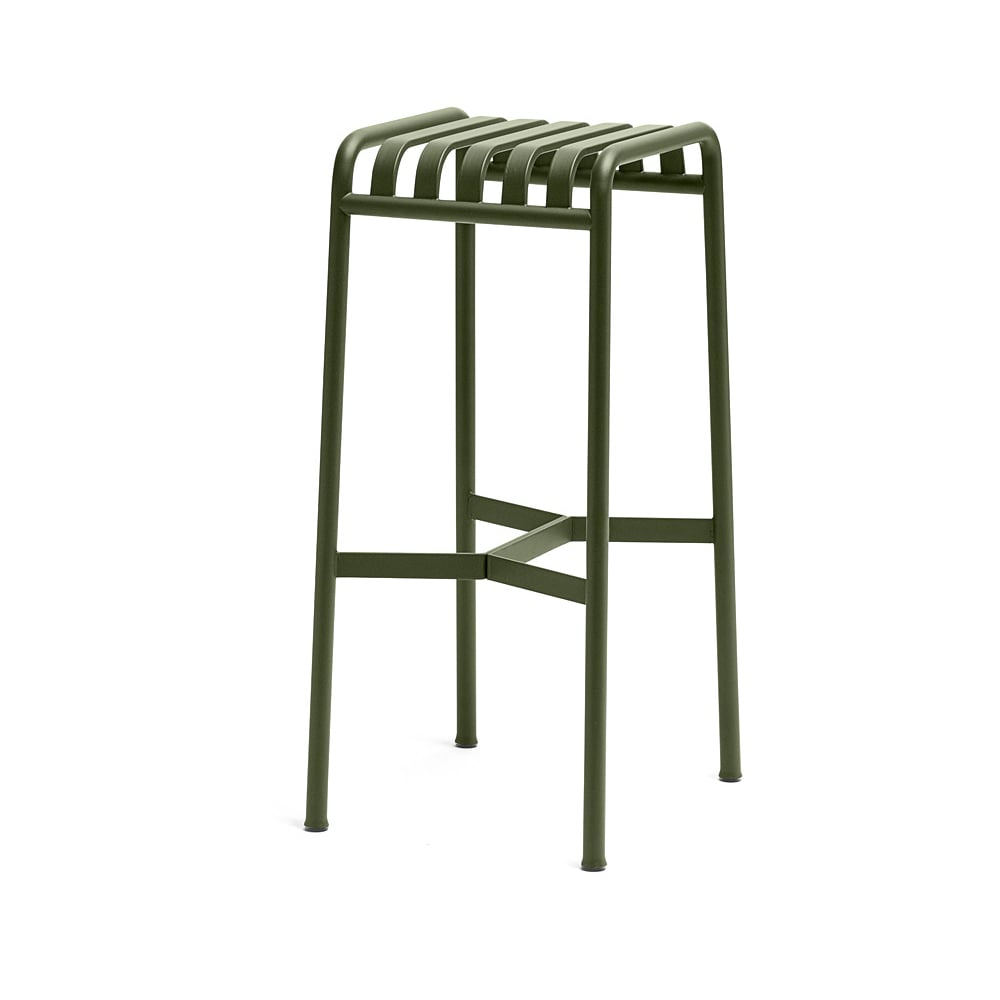 HAY Palissade barkruk Olive | Scandinavisch Interieur | Tuinstoelen | Groen