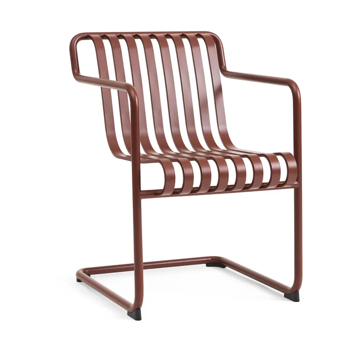 Palissade Cantilever Dining armstoel - Iron red - HAY