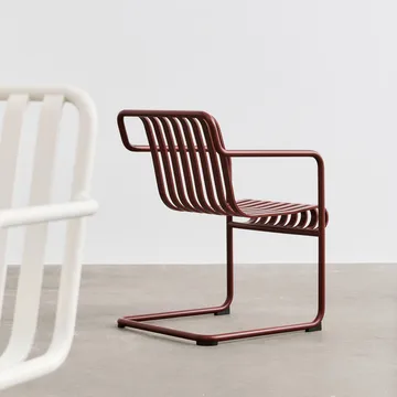 Palissade Cantilever Dining armstoel - Iron red - HAY