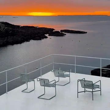 Palissade Cantilever Dining armstoel - Thermisch verzinkt staal - HAY