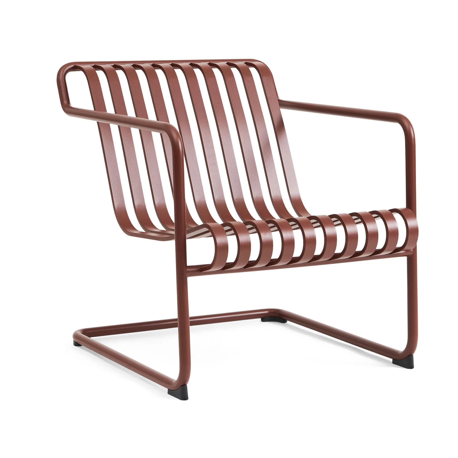 Palissade Cantilever Low loungestoel, Iron red HAY