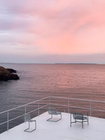 Palissade Cantilever stoel - Thermisch verzinkt staal - HAY