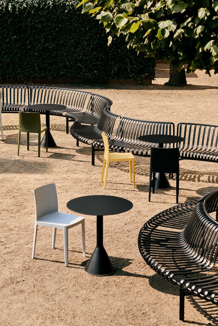 Palissade Cone rond koffietafel, Anthracite, ø70 HAY