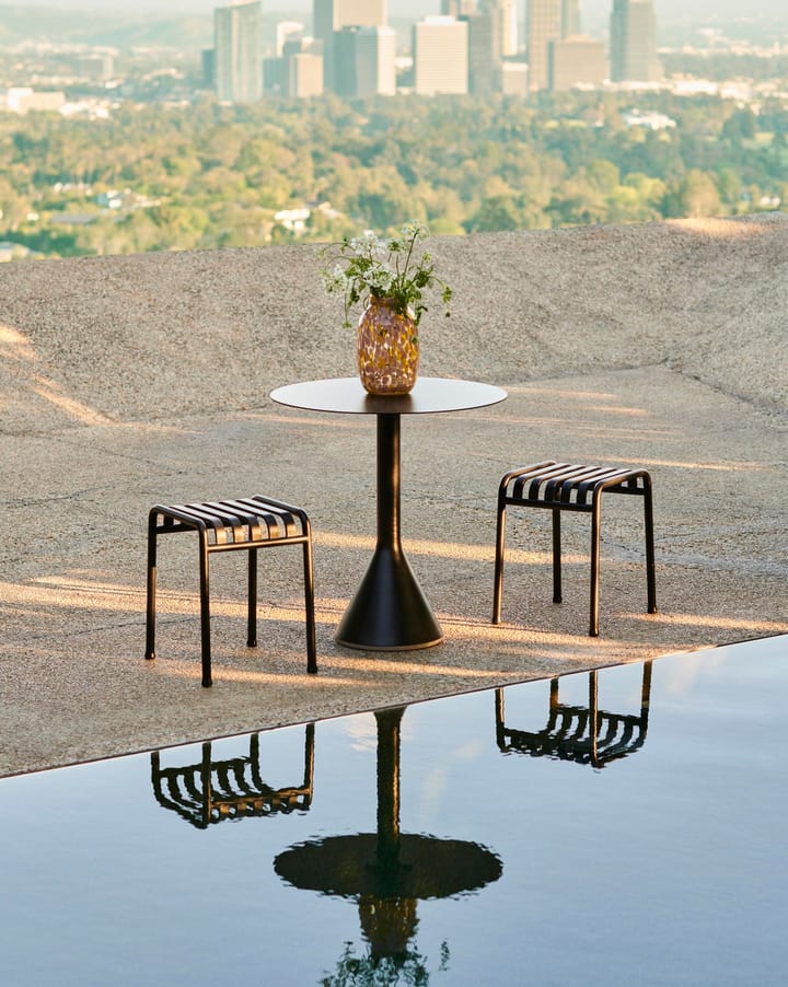 Palissade Cone rond koffietafel, Anthracite, ø70 HAY