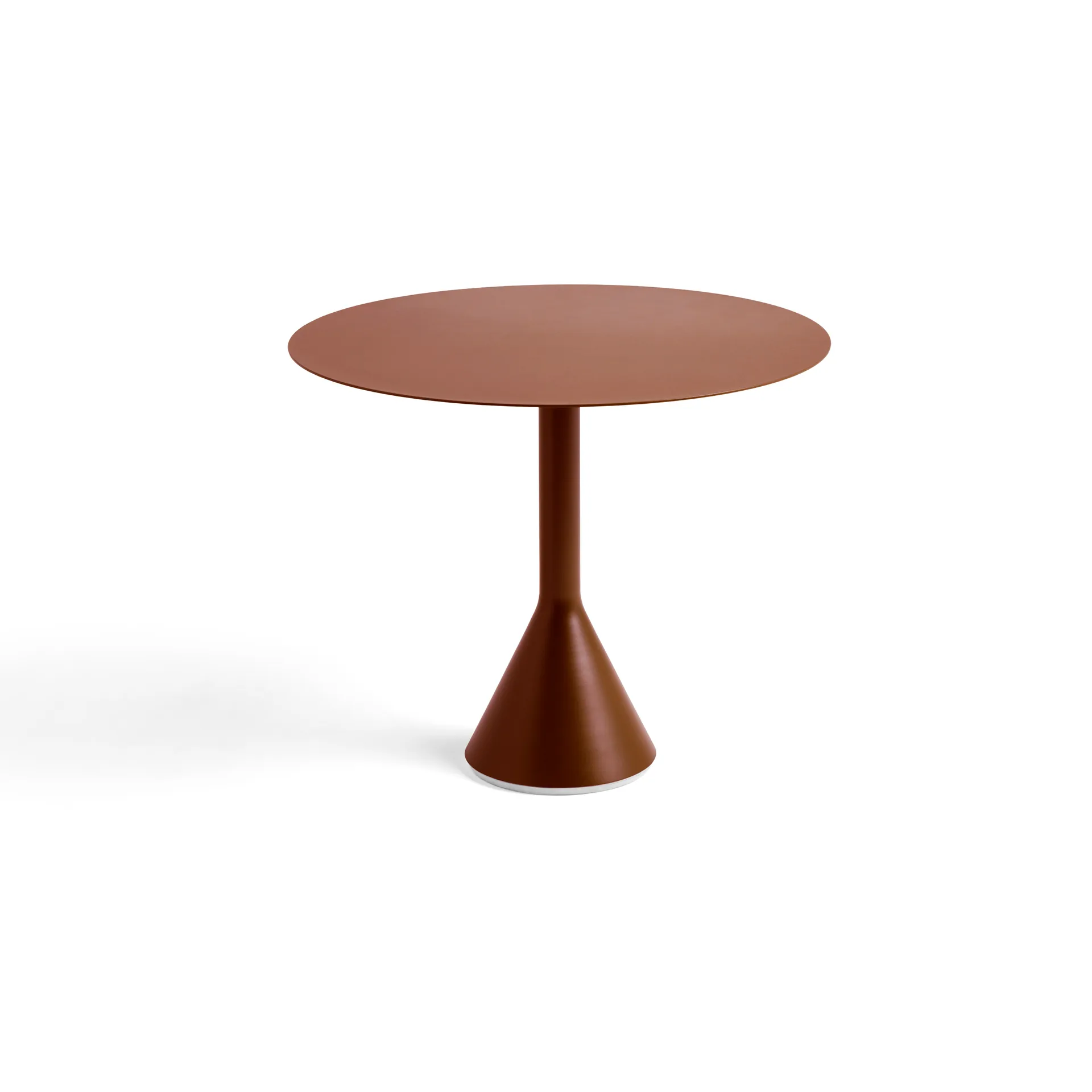 Palissade Cone rond koffietafel, Iron red, Ø90 cm HAY