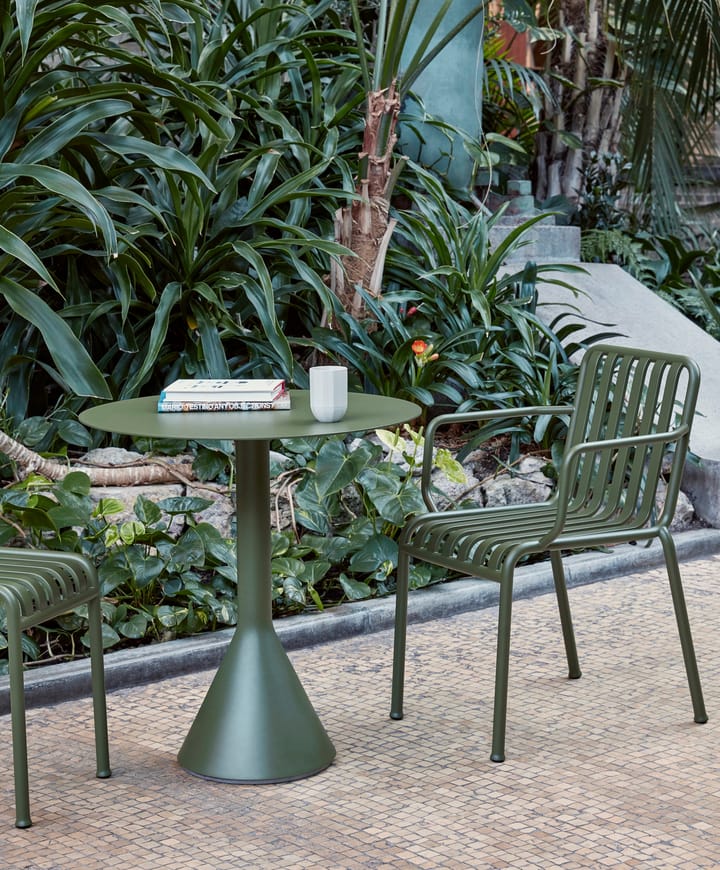 Palissade Cone rond koffietafel, Olive, ø70 HAY