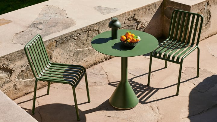 Palissade Cone rond koffietafel, Olive, ø70 HAY