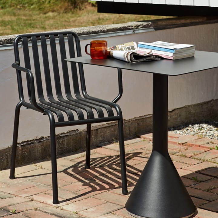 Palissade Cone vierkant koffietafel 65x65 cm - anthracite - HAY