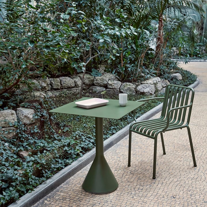 Palissade Cone vierkant koffietafel 65x65 cm, Olive HAY