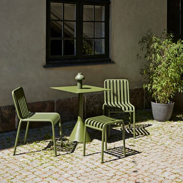 Palissade Cone vierkant koffietafel 65x65 cm - olive - HAY