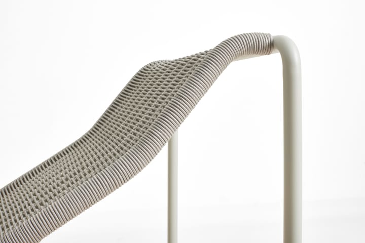Palissade Cord chaise longue, Sky grey HAY