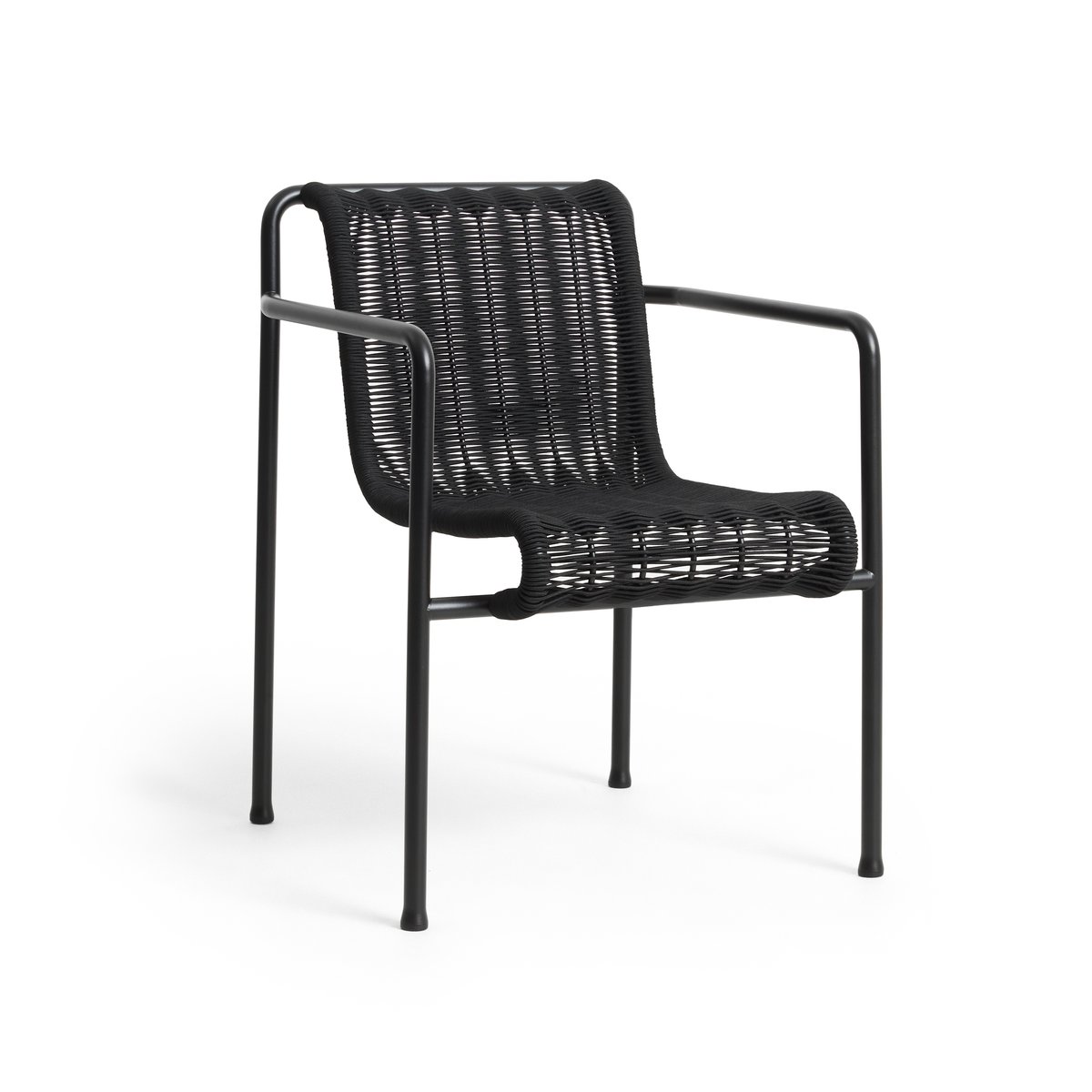 HAY Palissade Cord Dining armstoel Anthracite