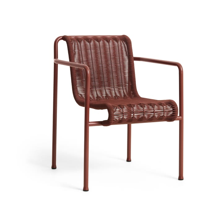 Palissade Cord Dining armstoel - Iron red - HAY