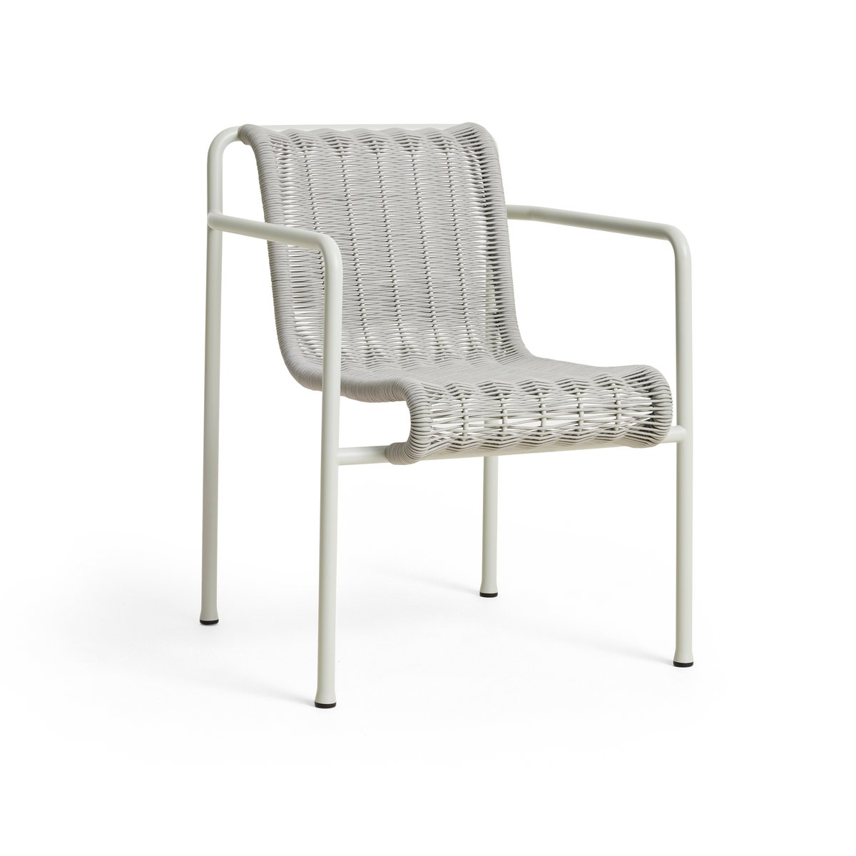 HAY Palissade Cord Dining armstoel Sky grey