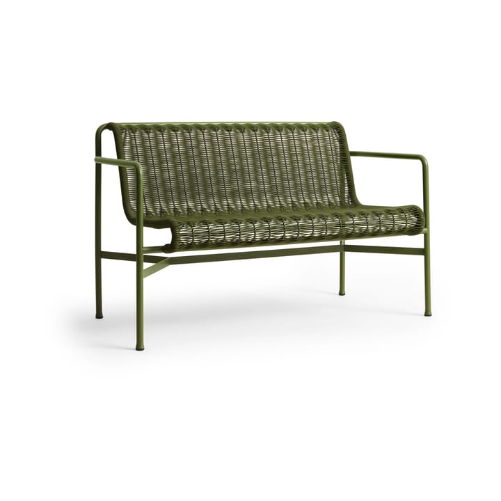 Palissade Cord Dining bank met armleuningen - Olive - HAY