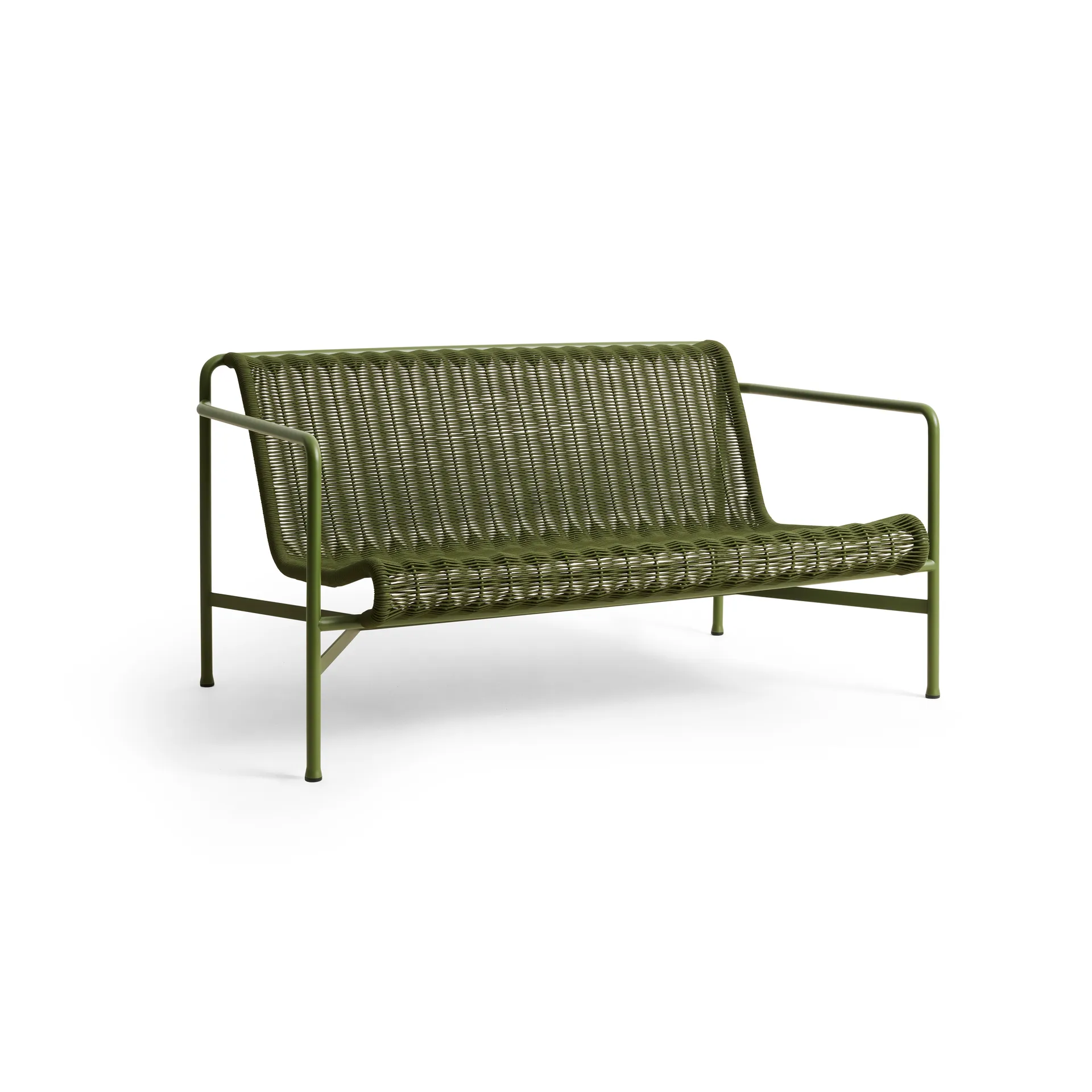 Palissade Cord lounge bank, Olive HAY
