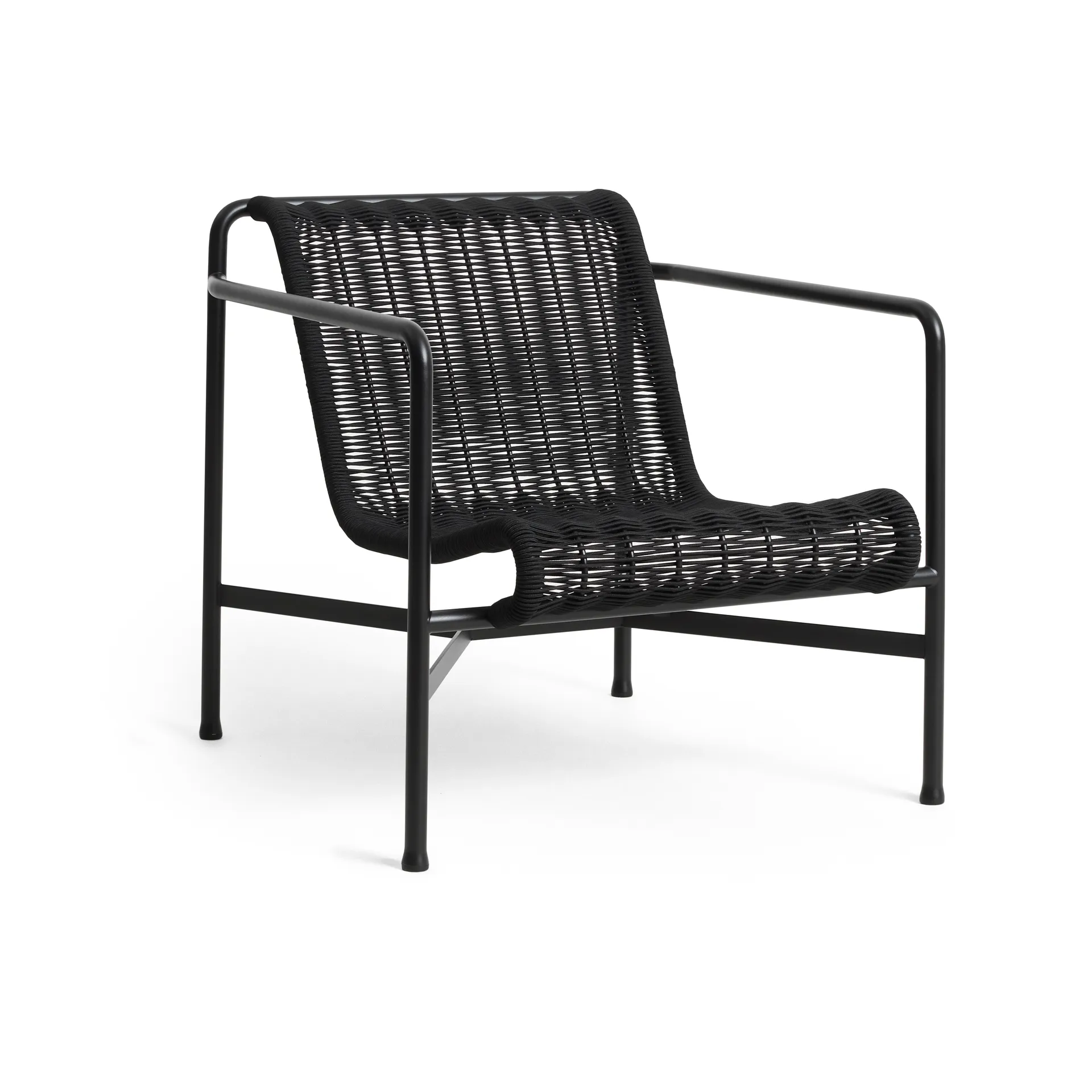 Palissade Cord Low loungestoel, Anthracite HAY