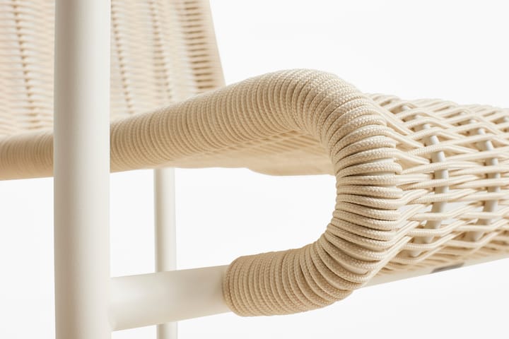 Palissade Cord Low loungestoel, Cream white HAY