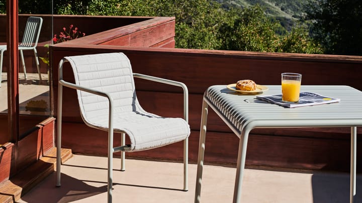 Palissade Dining Quilten armstoelkussen, Sky grey HAY