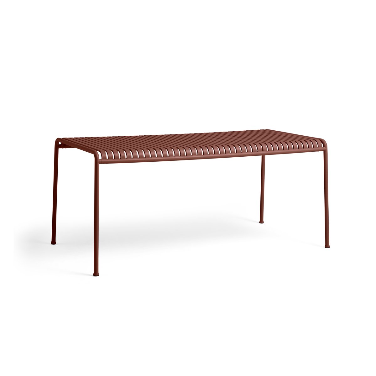 HAY Palissade eettafel 170x90 cm Iron red | Scandinavisch Interieur | Tuintafels | Rood