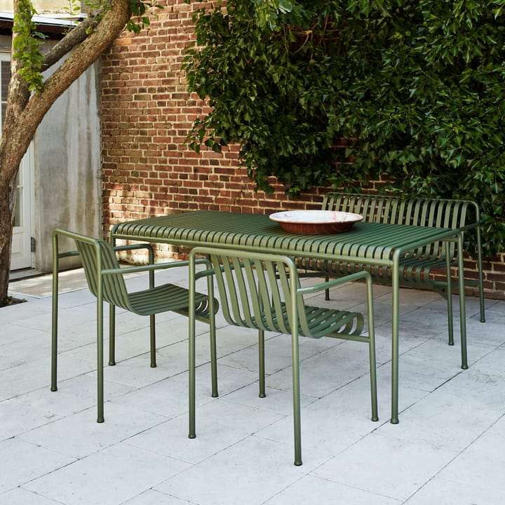 Palissade eettafel 170x90 cm, Olive green HAY