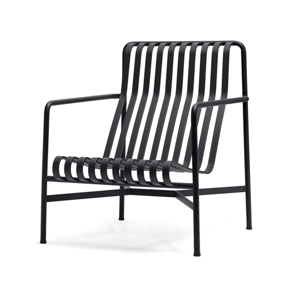 HAY Palissade High loungefauteuil Anthracite