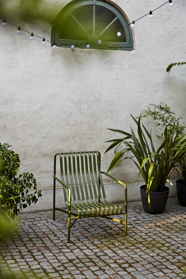 Palissade High loungefauteuil, Olive HAY