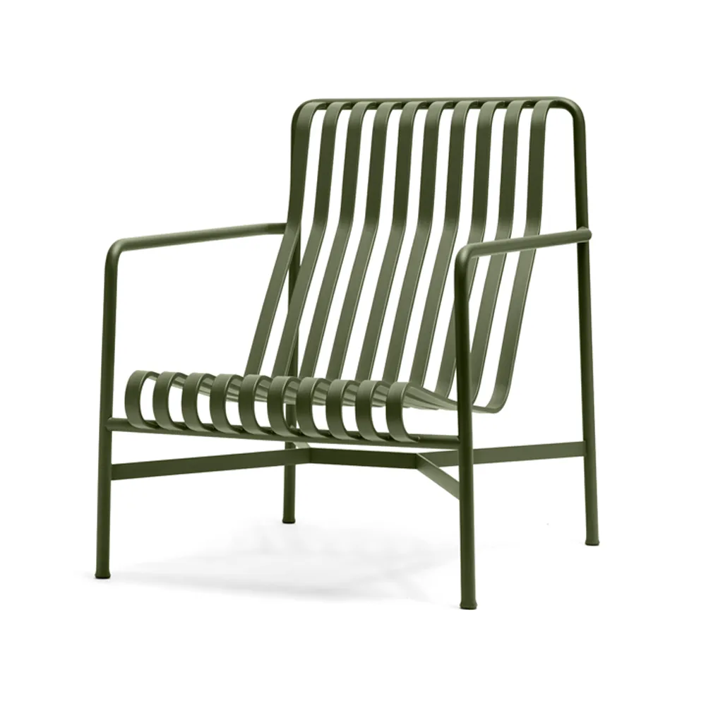 Palissade High loungefauteuil, Olive HAY