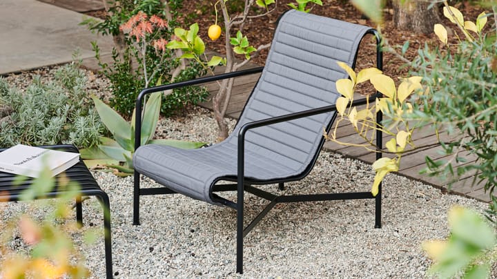 Palissade High Quilten loungefauteuilkussen, Anthracite, voor loungefauteuil hoog HAY