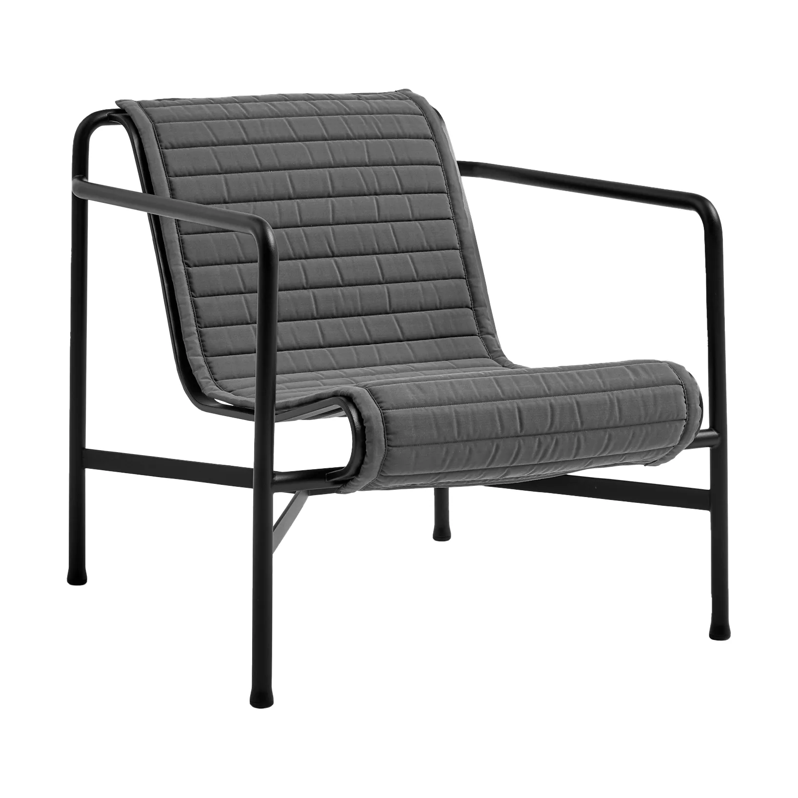 Palissade High Quilten loungefauteuilkussen, Anthracite, voor loungefauteuil hoog HAY