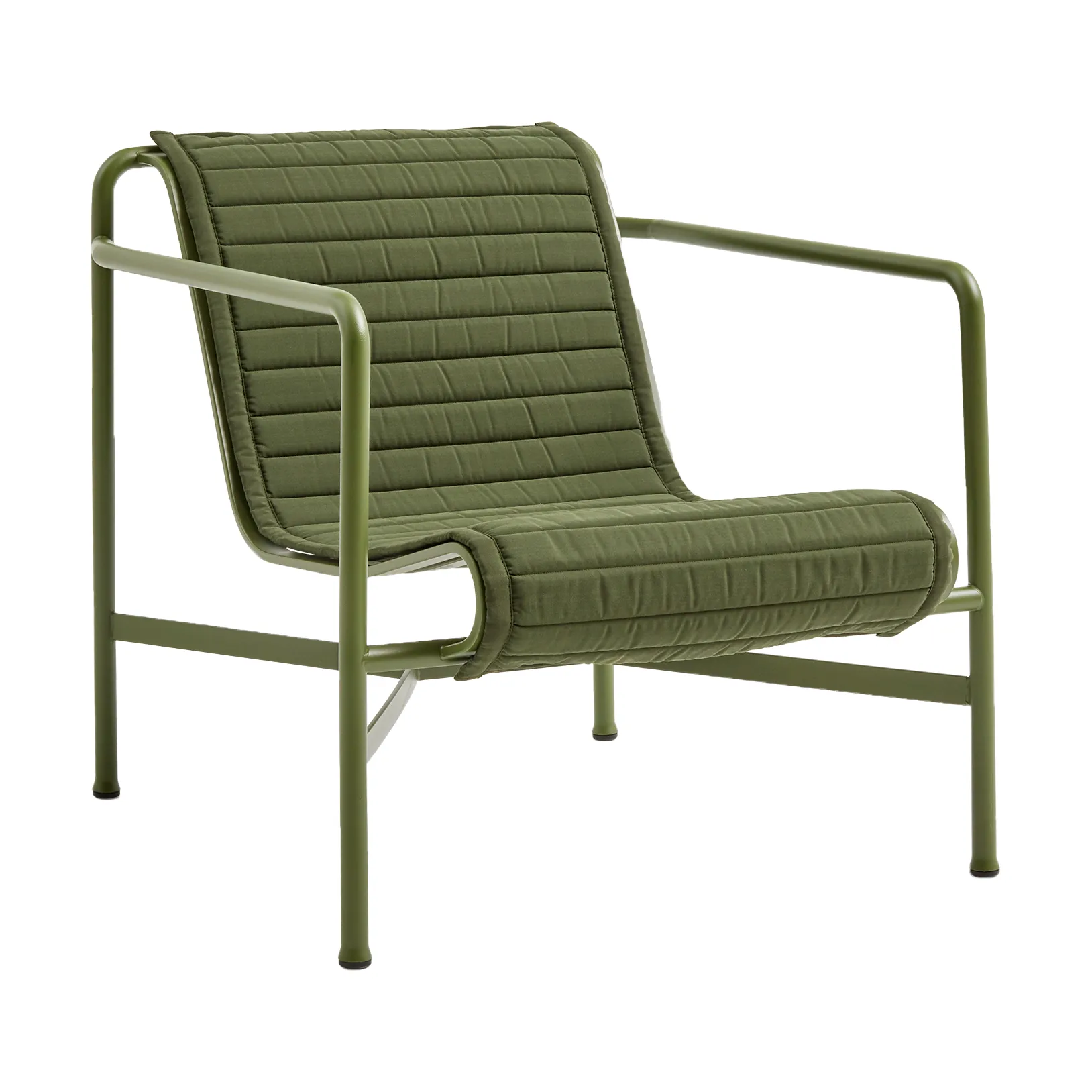 Palissade High Quilten loungefauteuilkussen, Olive, voor loungefauteuil hoog HAY