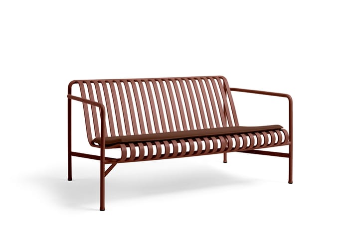 Palissade loungebank, Iron red HAY