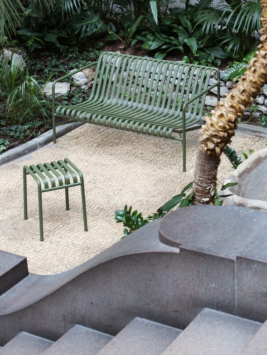 Palissade loungebank, Olive HAY