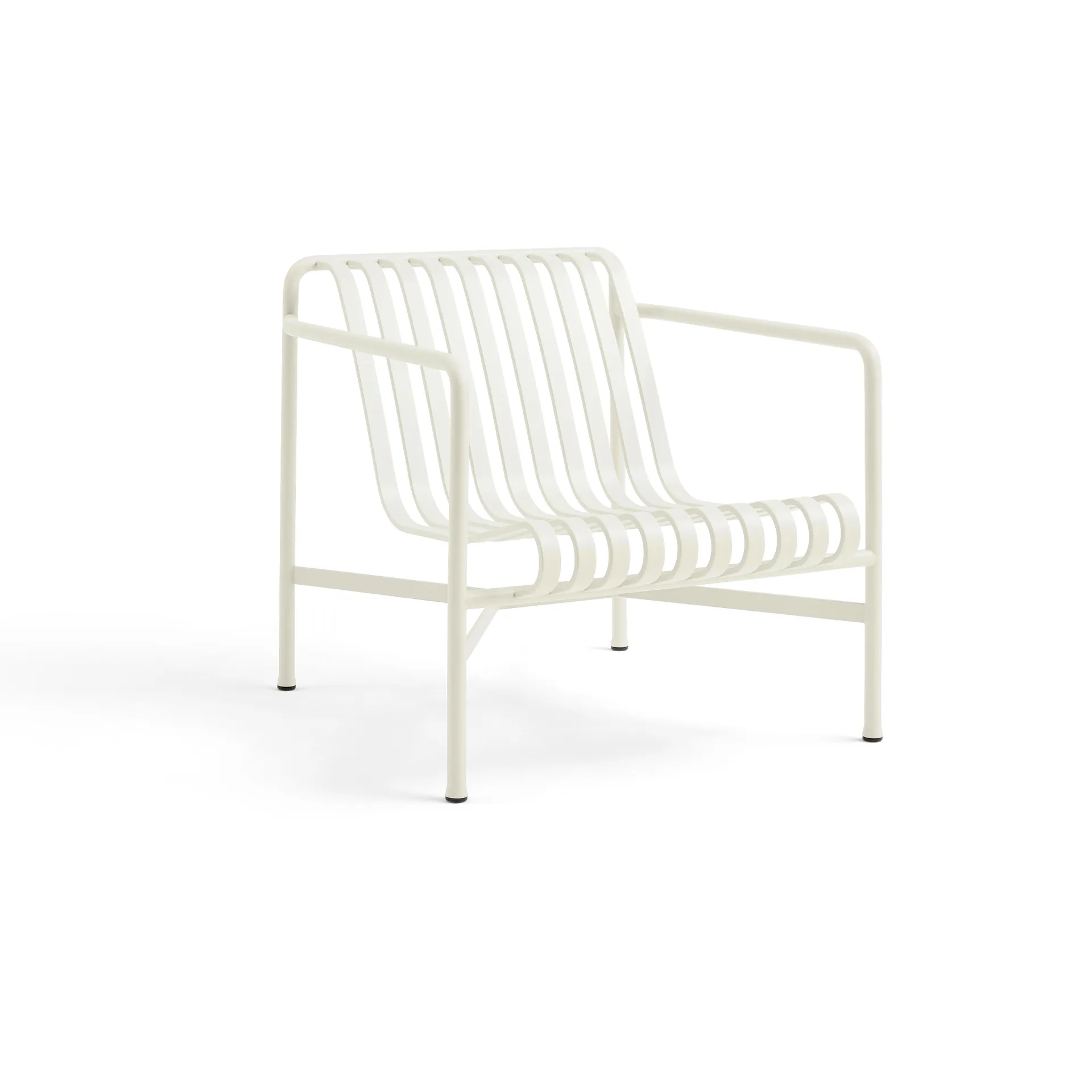 Palissade Low loungefauteuil, Cream white HAY