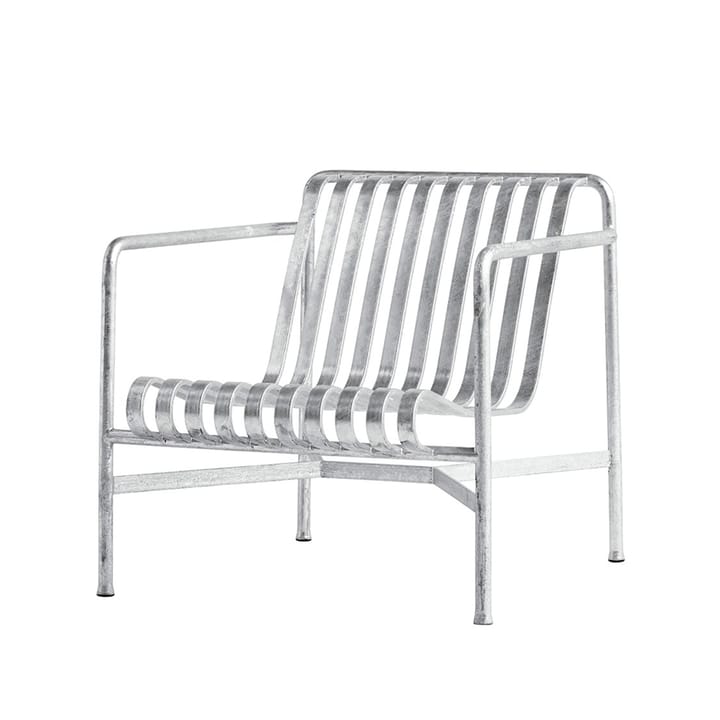 Palissade Low loungefauteuil - hot galvanized - HAY