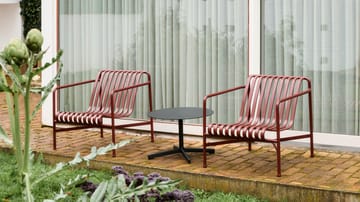 Palissade Low loungefauteuil - Iron red - HAY