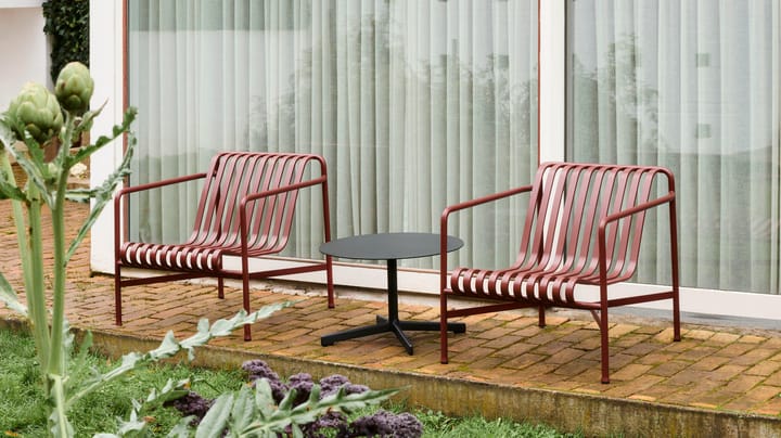 Palissade Low loungefauteuil - Iron red - HAY