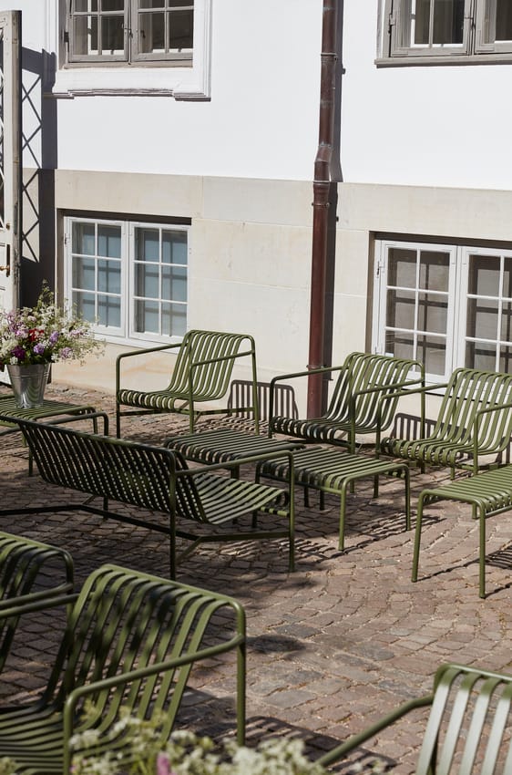 Palissade Low loungefauteuil, Olive HAY