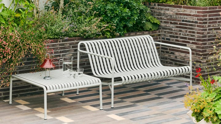 Palissade Low Table tafel 81,5x86x38 cm, Hot galvanised steel HAY