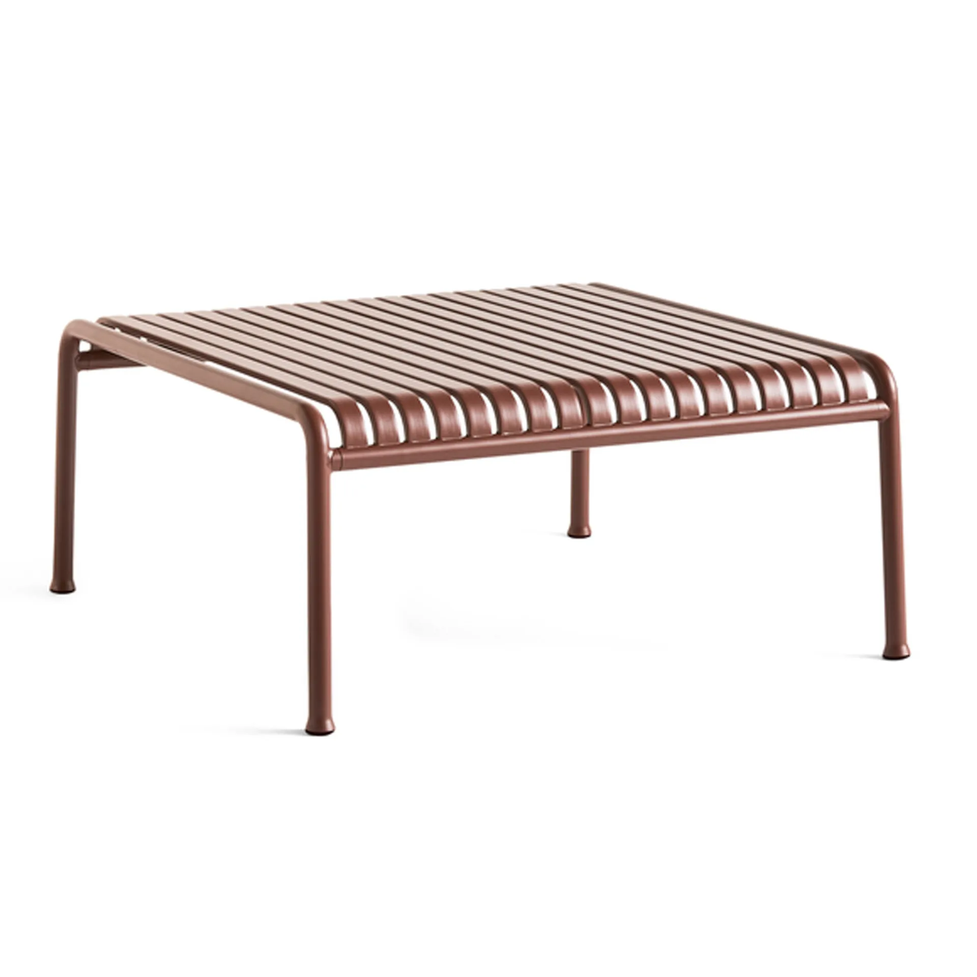 Palissade Low Table tafel 81,5x86x38 cm, Iron red HAY