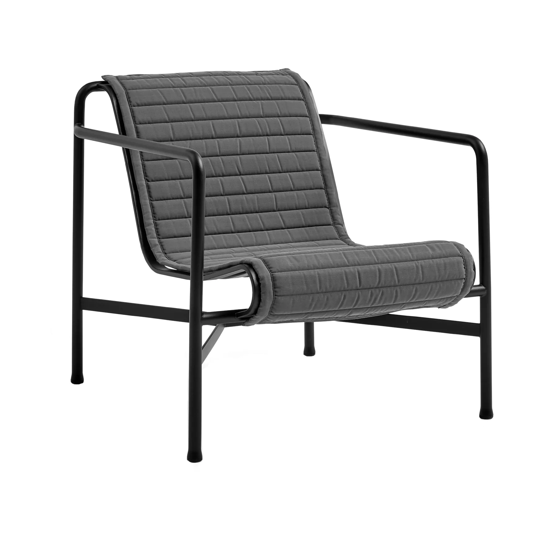 Palissade Quilten kussen, Anthracite, voor loungefauteuil laag HAY