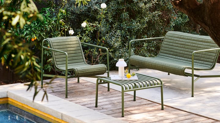 Palissade Quilten kussen, Olive, voor loungefauteuil laag HAY