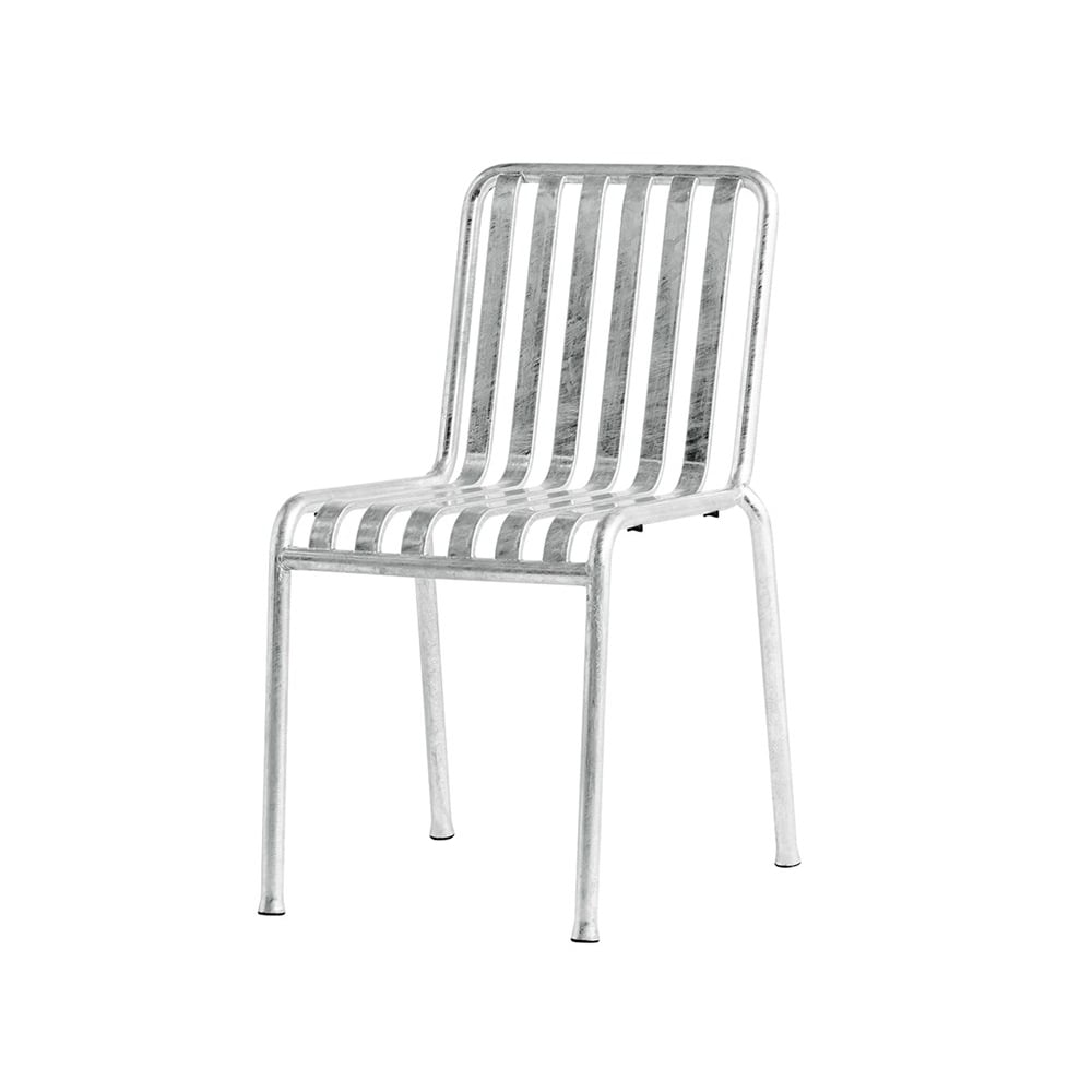 HAY Palissade stoel hot galvanized | Scandinavisch Interieur | Tuinstoelen | Zilverkleurig
