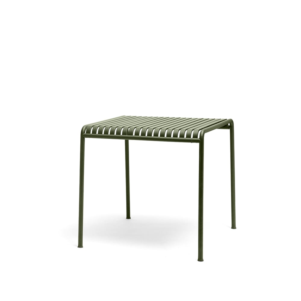 HAY Palissade tafel 82,5x90 cm Olive green | Scandinavisch Interieur | Tuintafels | Groen