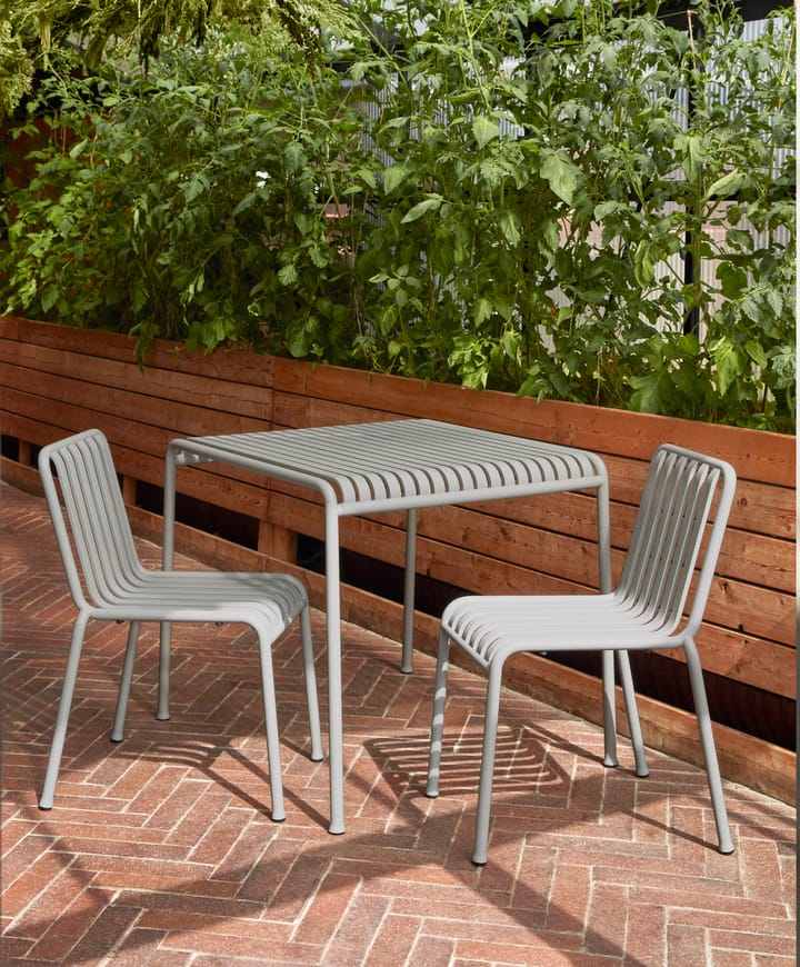 Palissade tafel 82,5x90 cm, Sky grey HAY