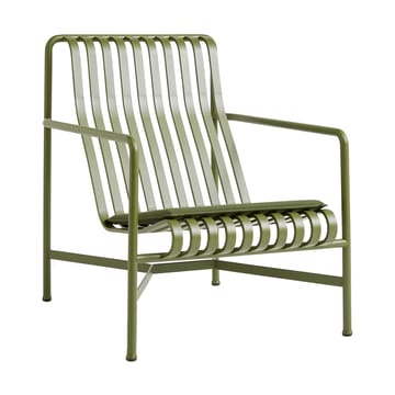 Palissade zitkussen voor loungefauteuil high & low - Olive - HAY