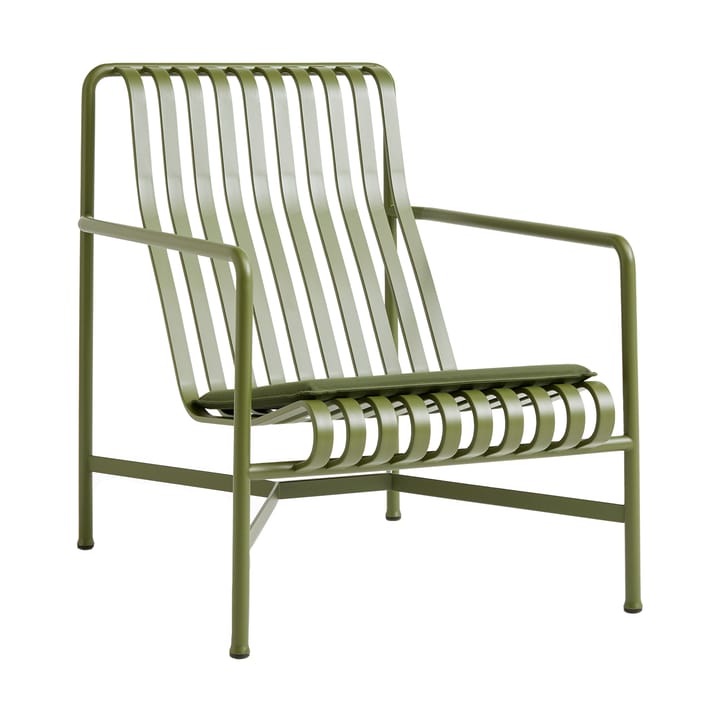 Palissade zitkussen voor loungefauteuil high & low, Olive HAY